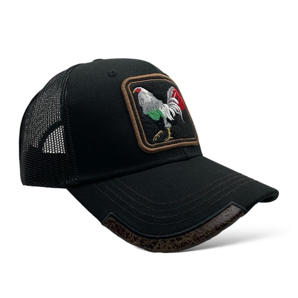 Mexico Rooster Gallo Snapback Baseball Cap, Curved Brim - Picture 5 of 8
